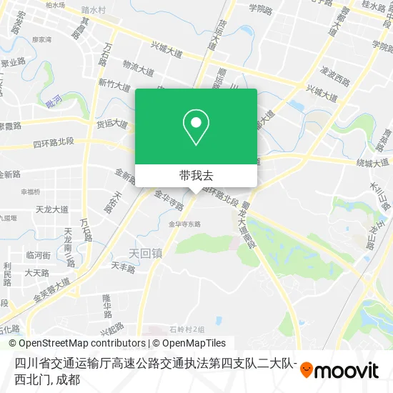 四川省交通运输厅高速公路交通执法第四支队二大队-西北门地图