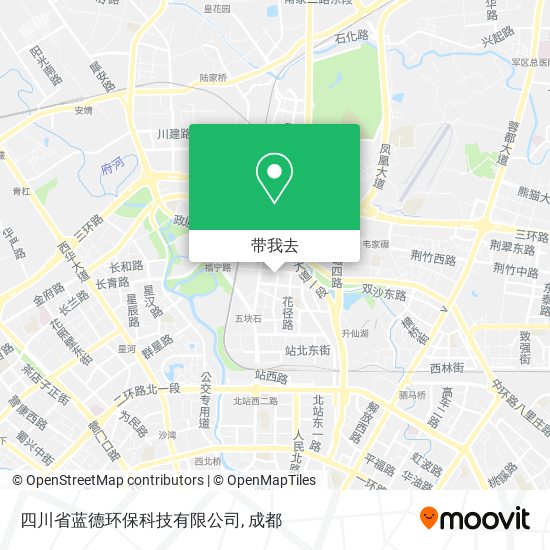四川省蓝德环保科技有限公司地图