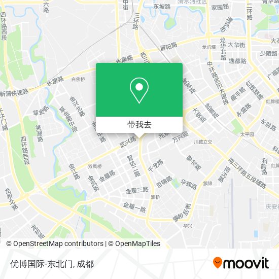 优博国际-东北门地图