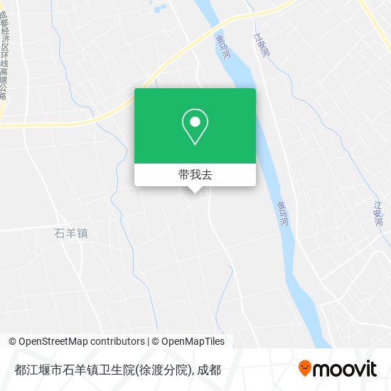 都江堰市石羊镇卫生院(徐渡分院)地图