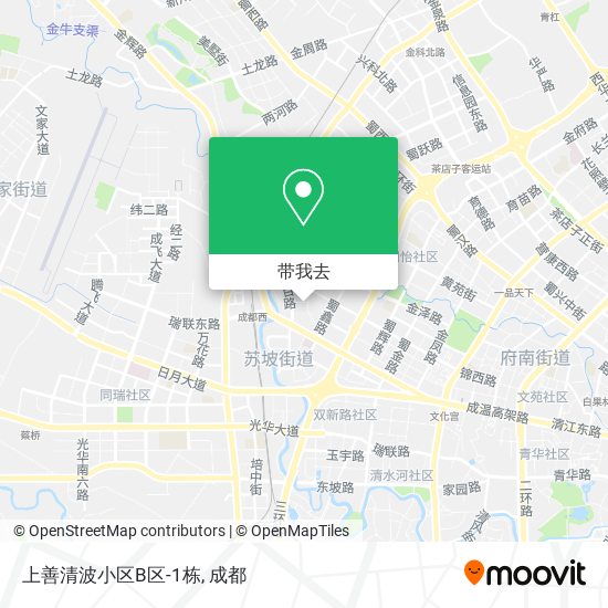 上善清波小区B区-1栋地图