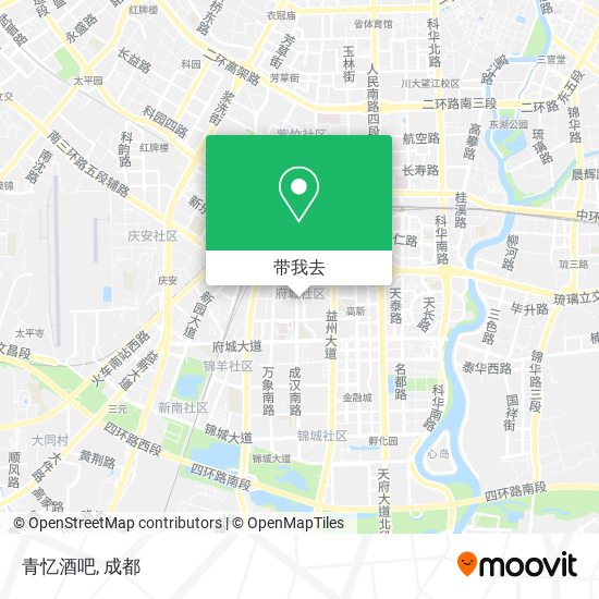 青忆酒吧地图
