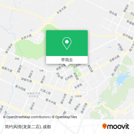 简约风情(龙泉二店)地图