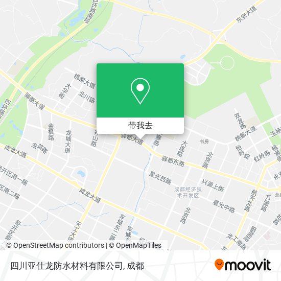 四川亚仕龙防水材料有限公司地图
