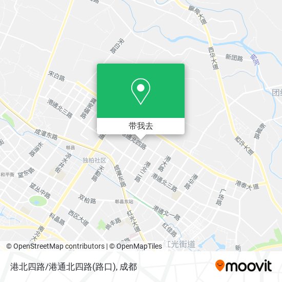 港北四路/港通北四路(路口)地图