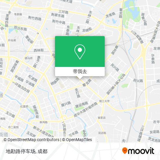 地勘路停车场地图