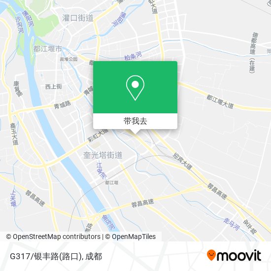 G317/银丰路(路口)地图