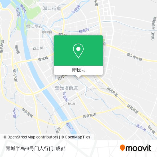 青城半岛-3号门人行门地图