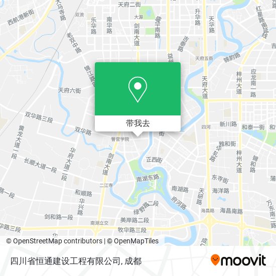 四川省恒通建设工程有限公司地图
