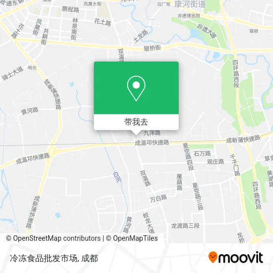 冷冻食品批发市场地图