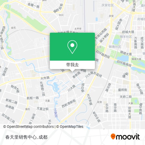 春天里销售中心地图