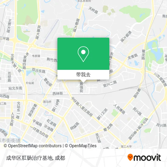 成华区肛肠治疗基地地图