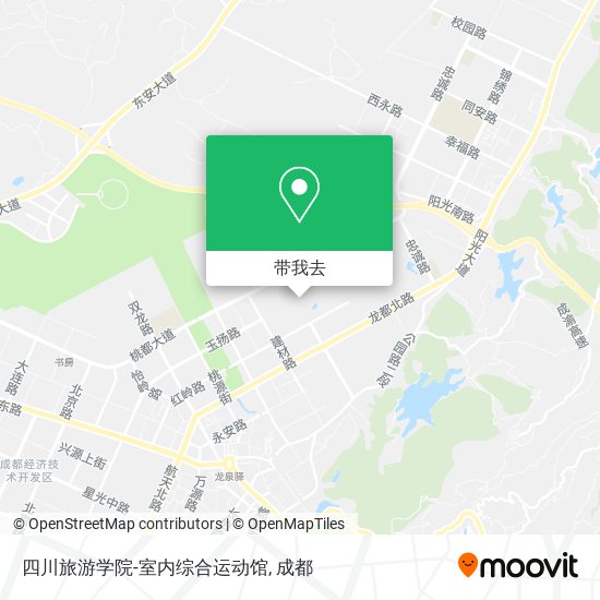 四川旅游学院-室内综合运动馆地图
