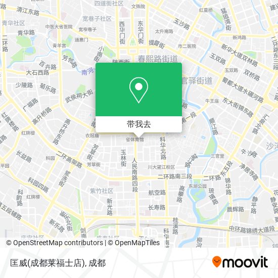 匡威(成都莱福士店)地图