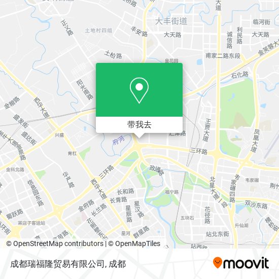 成都瑞福隆贸易有限公司地图