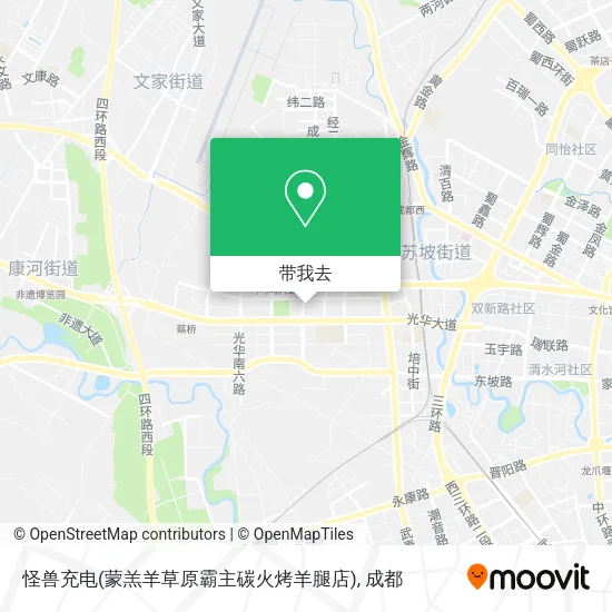 怪兽充电(蒙羔羊草原霸主碳火烤羊腿店)地图