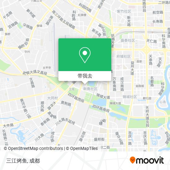 三江烤鱼地图