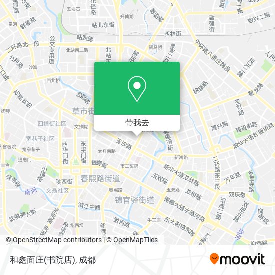 和鑫面庄(书院店)地图
