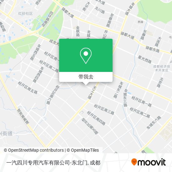 一汽四川专用汽车有限公司-东北门地图