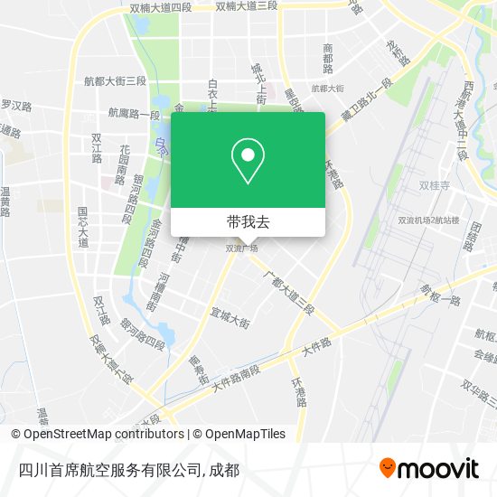 四川首席航空服务有限公司地图
