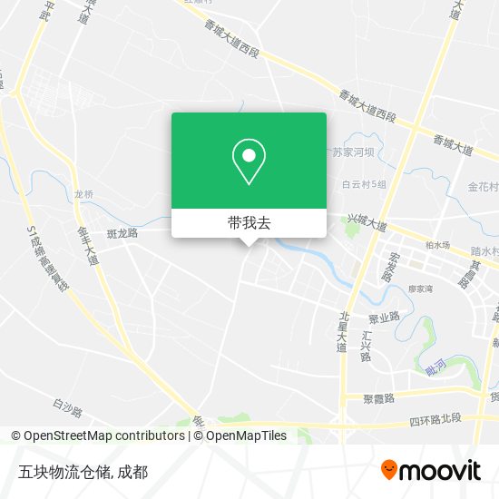 五块物流仓储地图