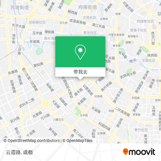 云霞路地图