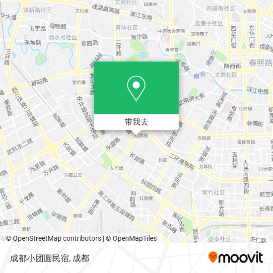 成都小团圆民宿地图