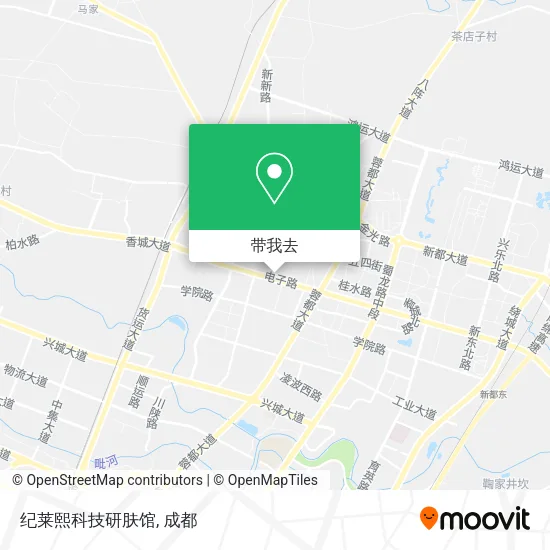 纪莱熙科技研肤馆地图