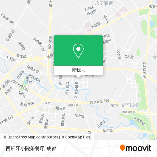 西班牙小院茶餐厅地图