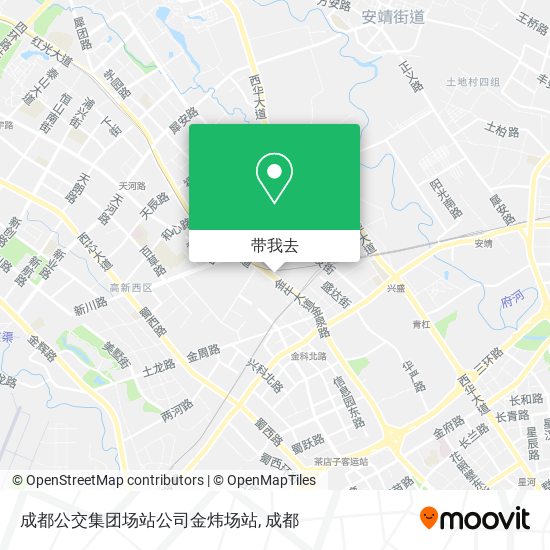 成都公交集团场站公司金炜场站地图