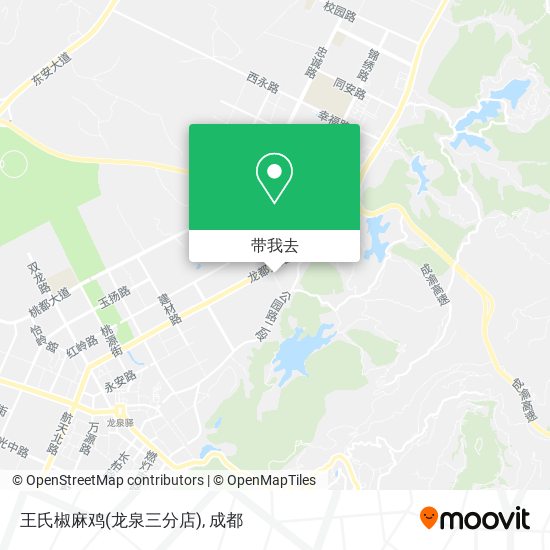 王氏椒麻鸡(龙泉三分店)地图