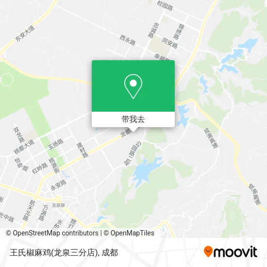 王氏椒麻鸡(龙泉三分店)地图