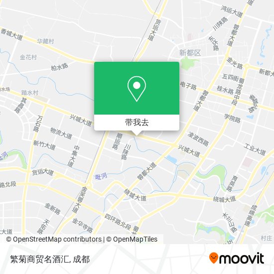 繁菊商贸名酒汇地图