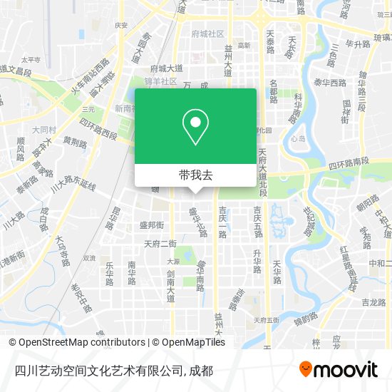 四川艺动空间文化艺术有限公司地图