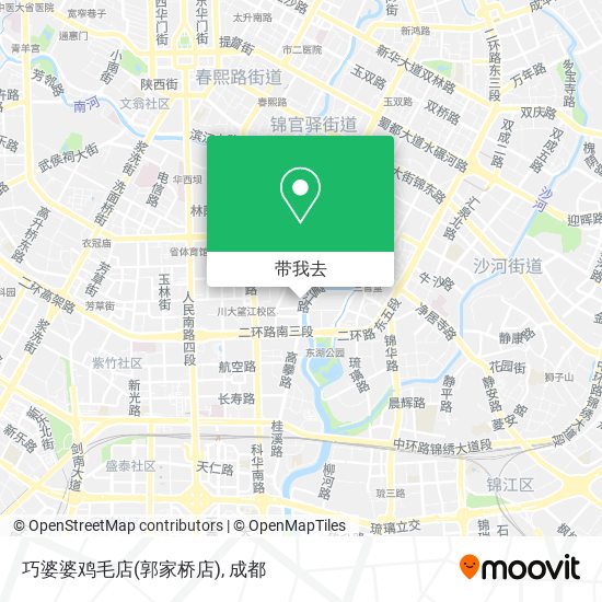 巧婆婆鸡毛店(郭家桥店)地图