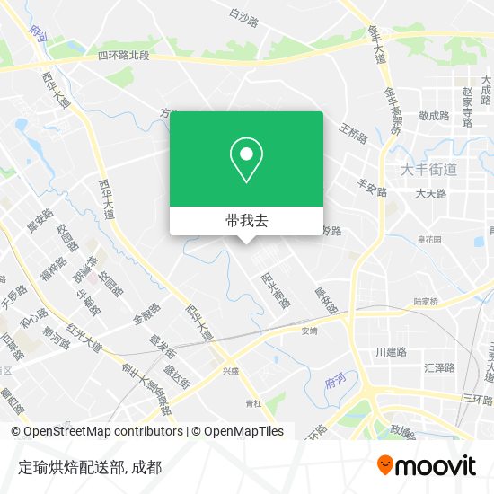 定瑜烘焙配送部地图