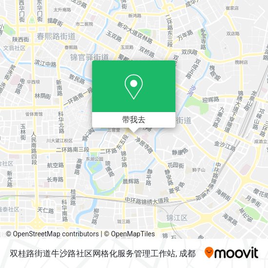 双桂路街道牛沙路社区网格化服务管理工作站地图