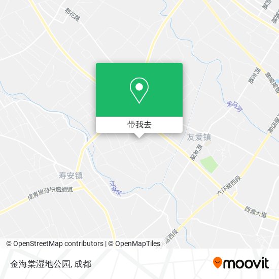 金海棠湿地公园地图