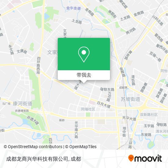 成都龙商兴华科技有限公司地图