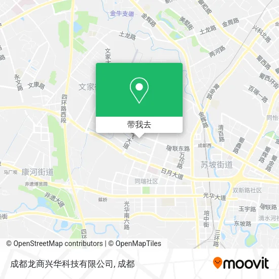 成都龙商兴华科技有限公司地图