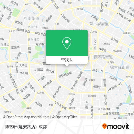 博艺轩(建安路店)地图