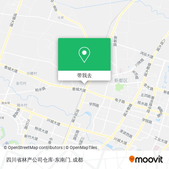 四川省林产公司仓库-东南门地图
