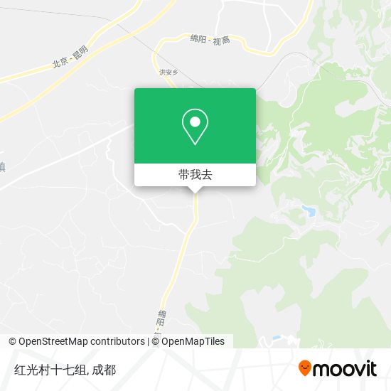 红光村十七组地图