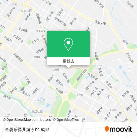 全婴乐婴儿游泳馆地图