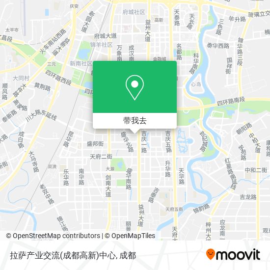 拉萨产业交流(成都高新)中心地图