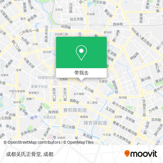 成都吴氏正骨堂地图