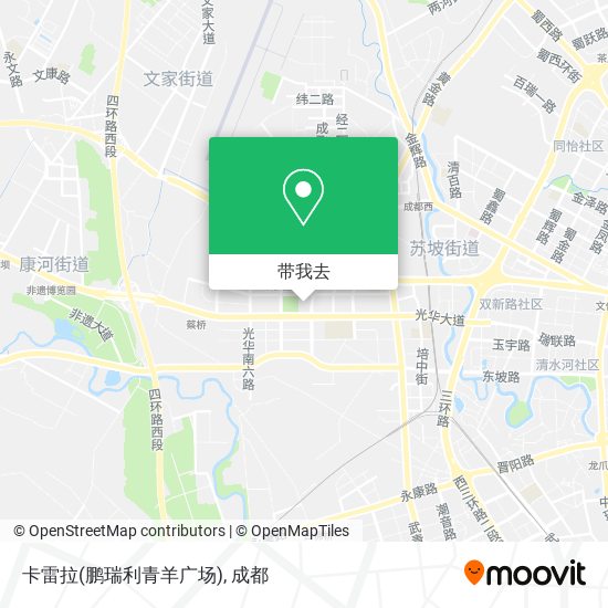卡雷拉(鹏瑞利青羊广场)地图