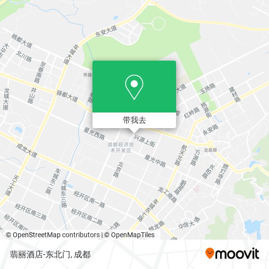 翡丽酒店-东北门地图