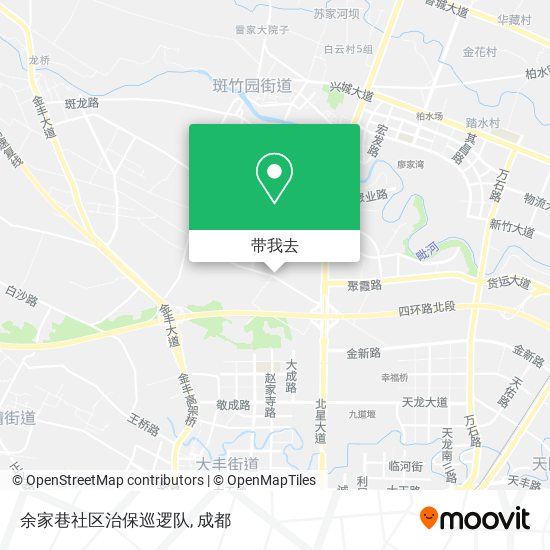 余家巷社区治保巡逻队地图