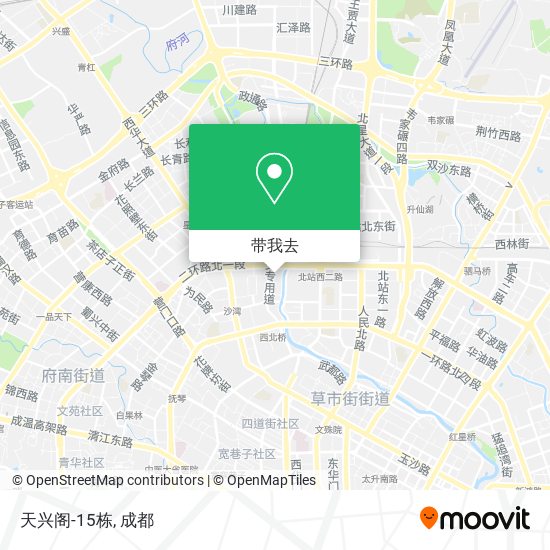 天兴阁-15栋地图